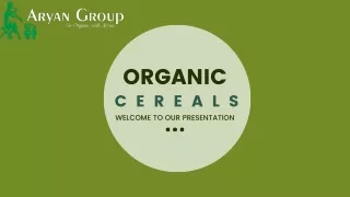 Organic Cereals - Organic Rice, Organic Flours, organic products suppliers