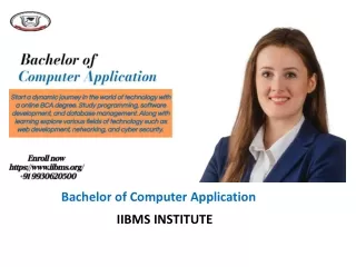 bachelor of computer application