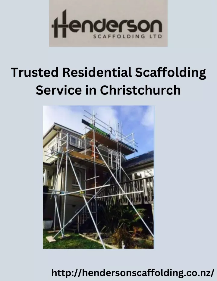 trusted residential scaffolding service