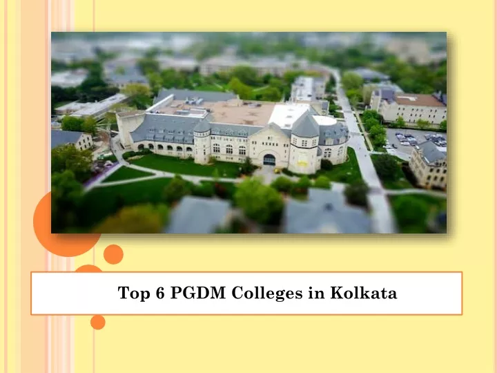 top 6 pgdm colleges in kolkata