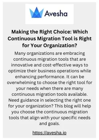 Seamless Evolution Embrace Continuous Migration for Uninterrupted Growth