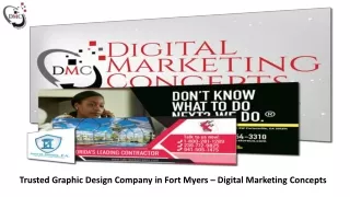 Elevate Your Brand with Graphic Design Company in Fort Myers - Digital Marketing Concepts