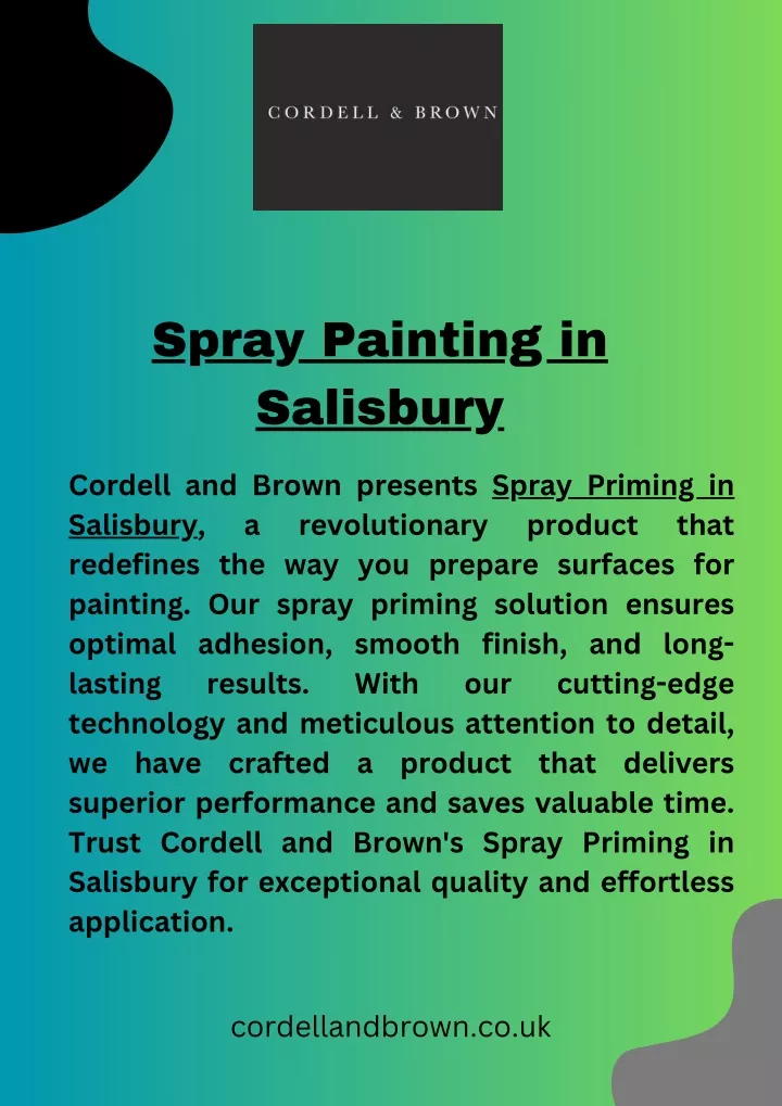 spray painting in salisbury