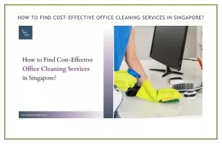 How to Find Cost-Effective Office Cleaning Services in Singapore