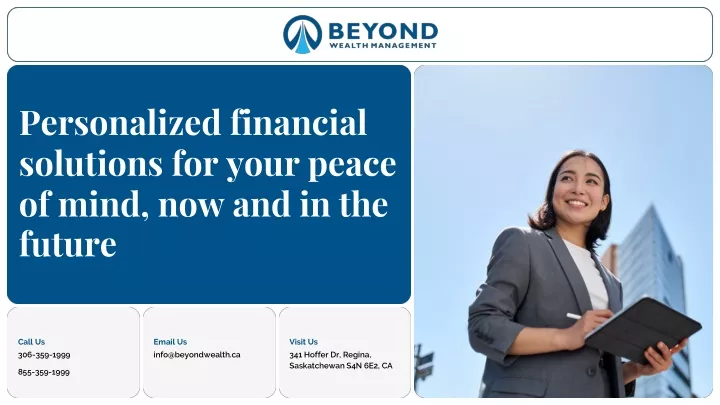 personalized financial solutions for your peace