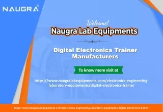 digital electronics trainer manufacturers