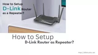 How to Setup D-Link Router as Repeater