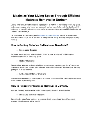 maximize your living space through efficient