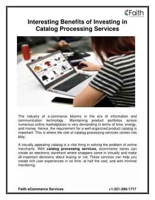 interesting benefits of investing in catalog