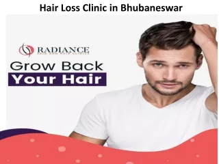 Best Hair Loss Clinic in Bhubaneswar