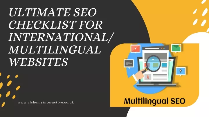 ultimate seo checklist for international