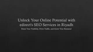 SEO Services in Riyadh