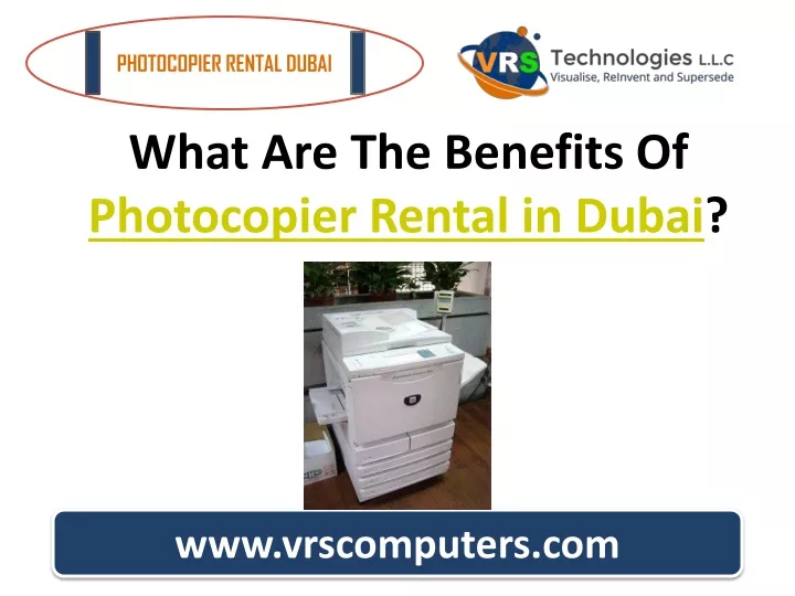 photocopier rental dubai