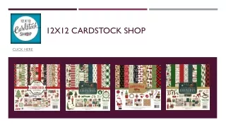12x12 Cardstock Shop CHRISTMAS 12X12 COLLECTION KIT - ECHO PARK