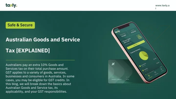 australian goods and service tax explained