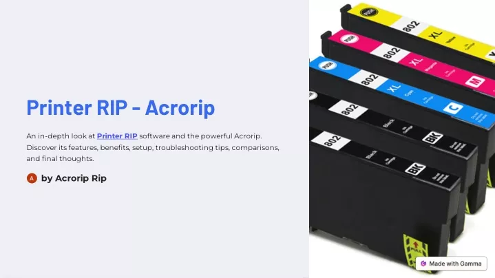 printer rip acrorip