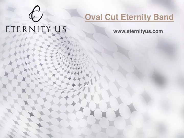 oval cut eternity band