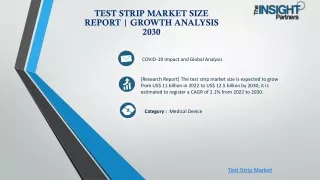 test strip market size report growth analysis 2030