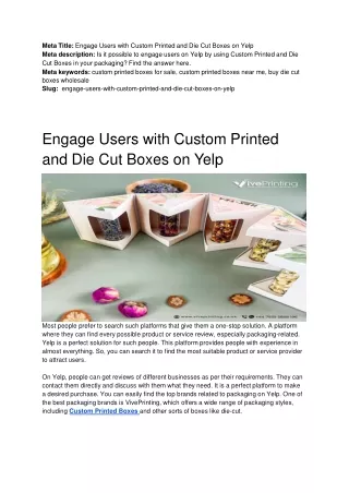 meta title engage users with custom printed