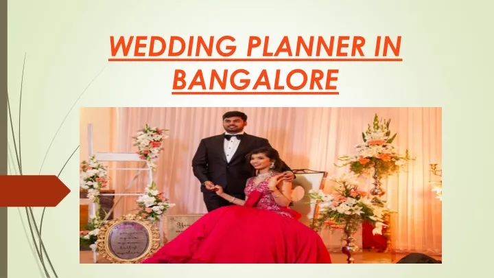 wedding planner in bangalore