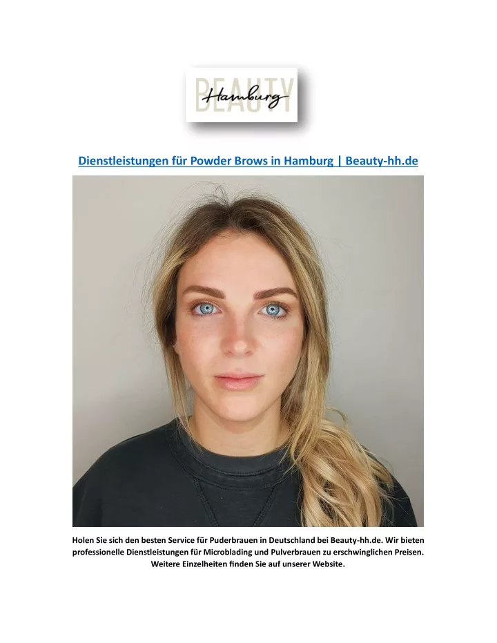 dienstleistungen f r powder brows in hamburg