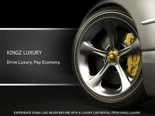 Kingz Luxury Car Rental in Dubai