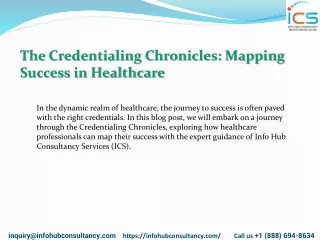 The Credentialing Chronicles Mapping Success in Healthcare