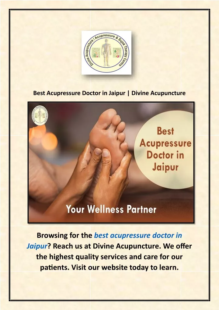 best acupressure doctor in jaipur divine