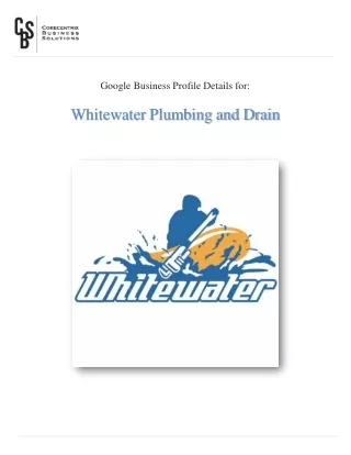 Whitewater Plumbing and Drain