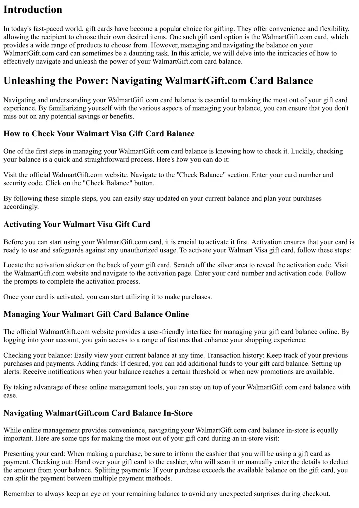 The Ultimate Guide: How to Inspect Your Mastercard Gift Card Balance