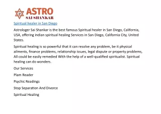 spiritual healer in san diego