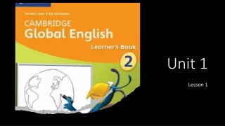 Cambridge -Grade 2-unit 1-lesson 1