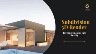 Subdivision 3D Render