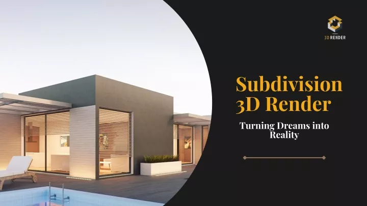 subdivision 3d render turning dreams into reality