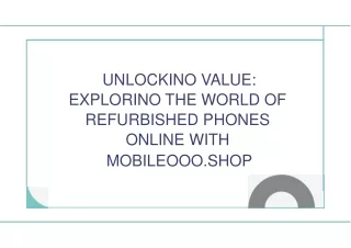 Buy Refurbished Phones Online In India