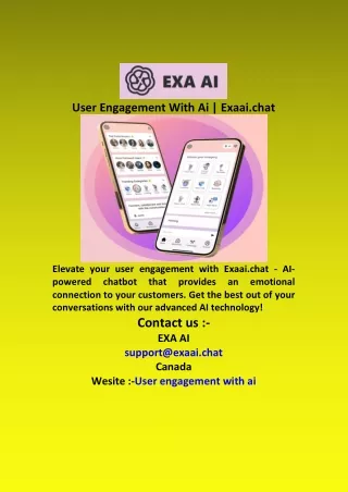 User Engagement With Ai  Exaai chat