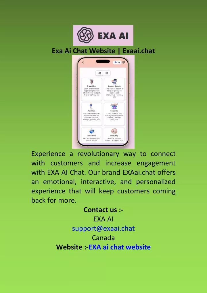 exa ai chat website exaai chat