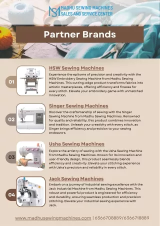 Affordable Sewing Machines In Bangalore | Madhu Sewing Machines