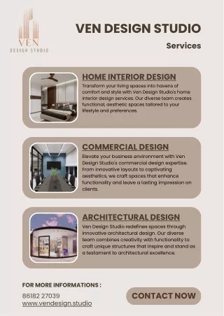 Home Interior Designers In Bangalore | Ven Design Studio