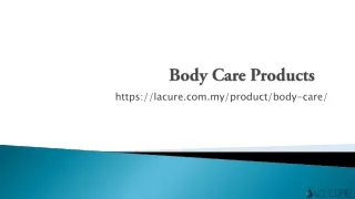Buy Natural Body Care Products Online Starting at Just RM75
