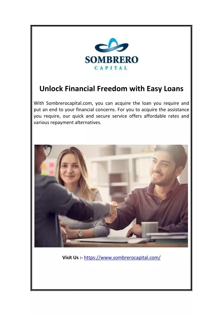 unlock financial freedom with easy loans