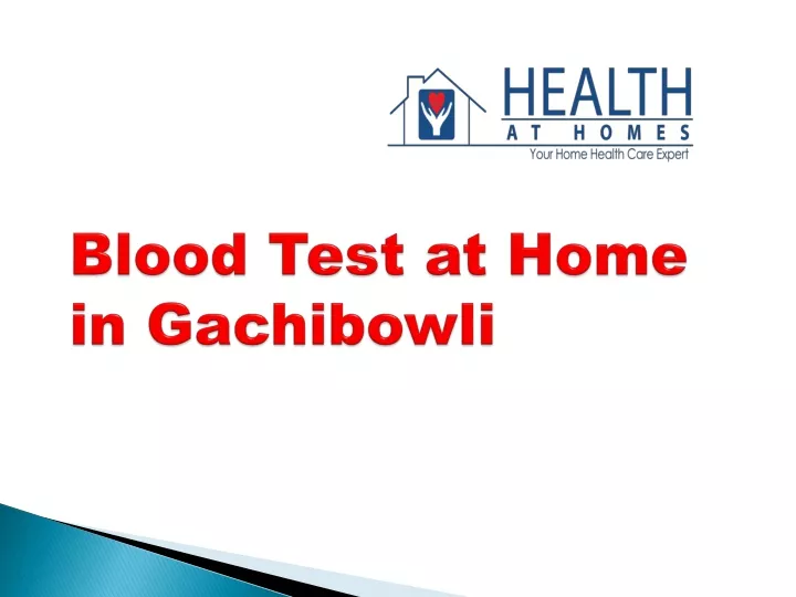 blood test at home in gachibowli
