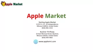 apple market