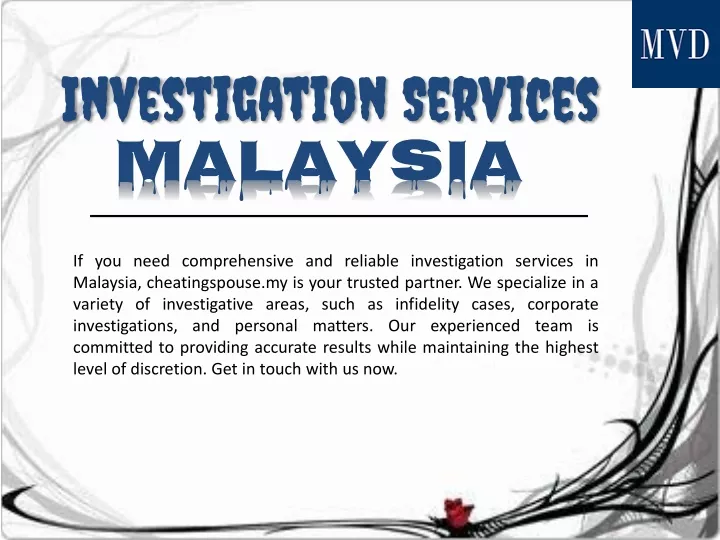 investigation services