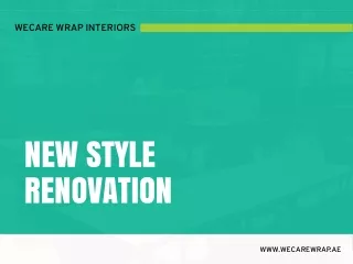 wecare wrap interiors