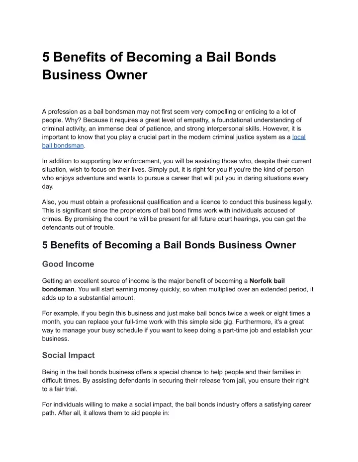 Craven Bail Bonds Near Me