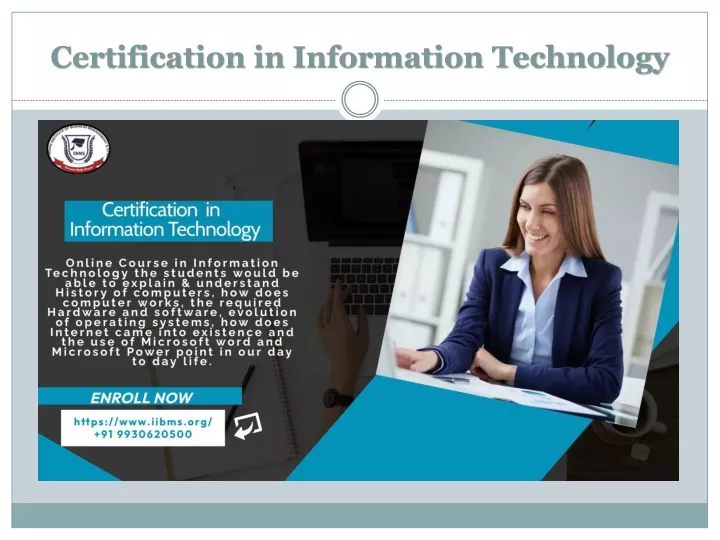 certification in information technology