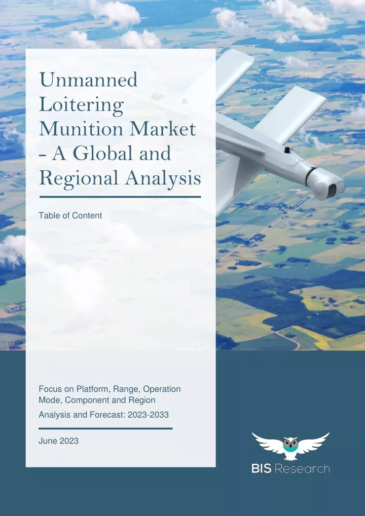 unmanned loitering munition market a global