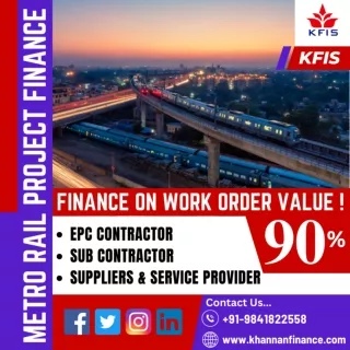 Railway Related Infrastructure & Development Project Finance In Chennai @ KFIS..