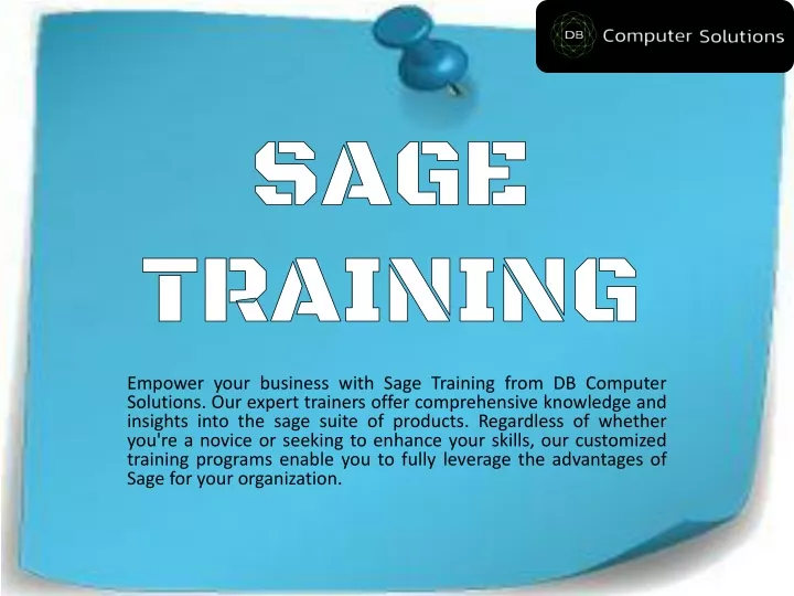 sage training